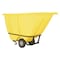Vestil Medium Duty Tilt Truck 1/2 Cubic Yard 850 lb Yellow TDT-50-MD-YELLOW - alternate 1